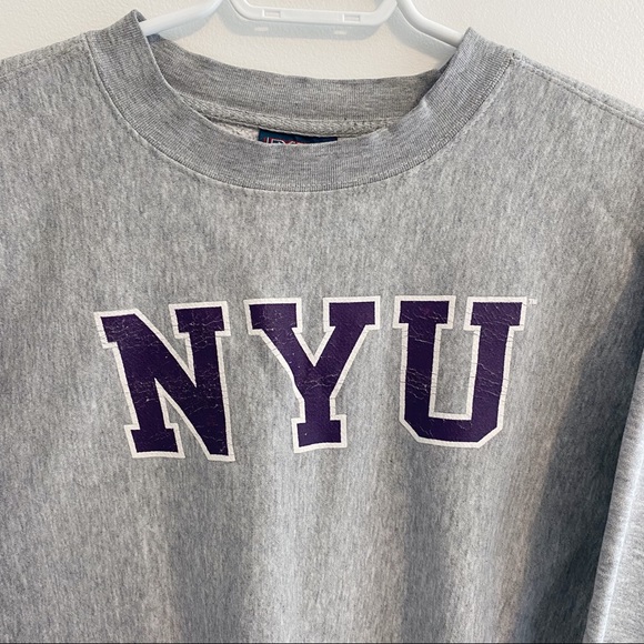 Oversized varsity NYU sweatshirt - Picture 4 of 4